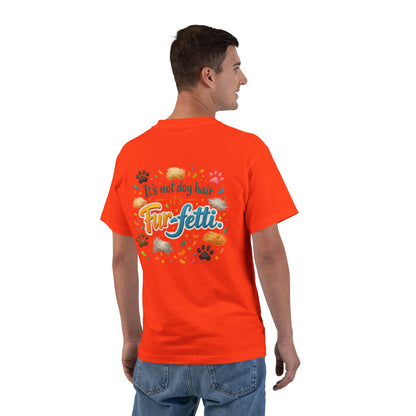 Fur-Fetti Dog Men's Short-Sleeve Crewneck Tee