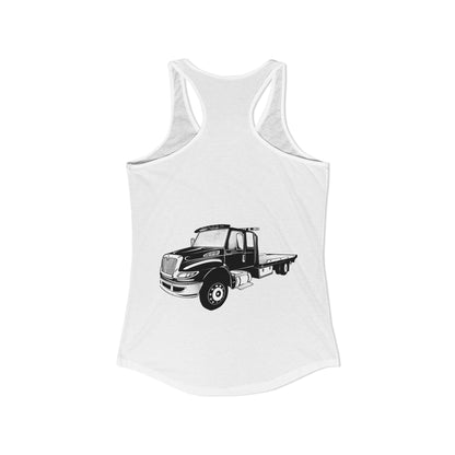 Flatbed Tow Truck Women's Racerback Tank