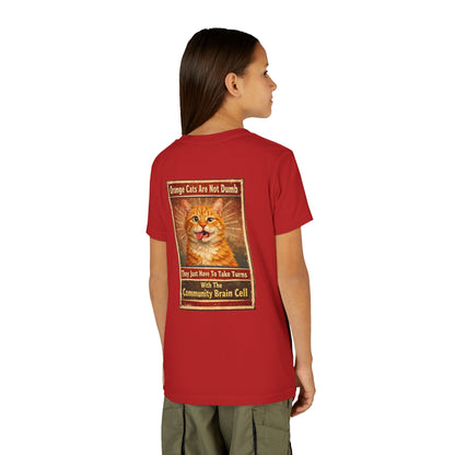 Community Brain Cell Youth Unisex Short Sleeve Crewneck Tee