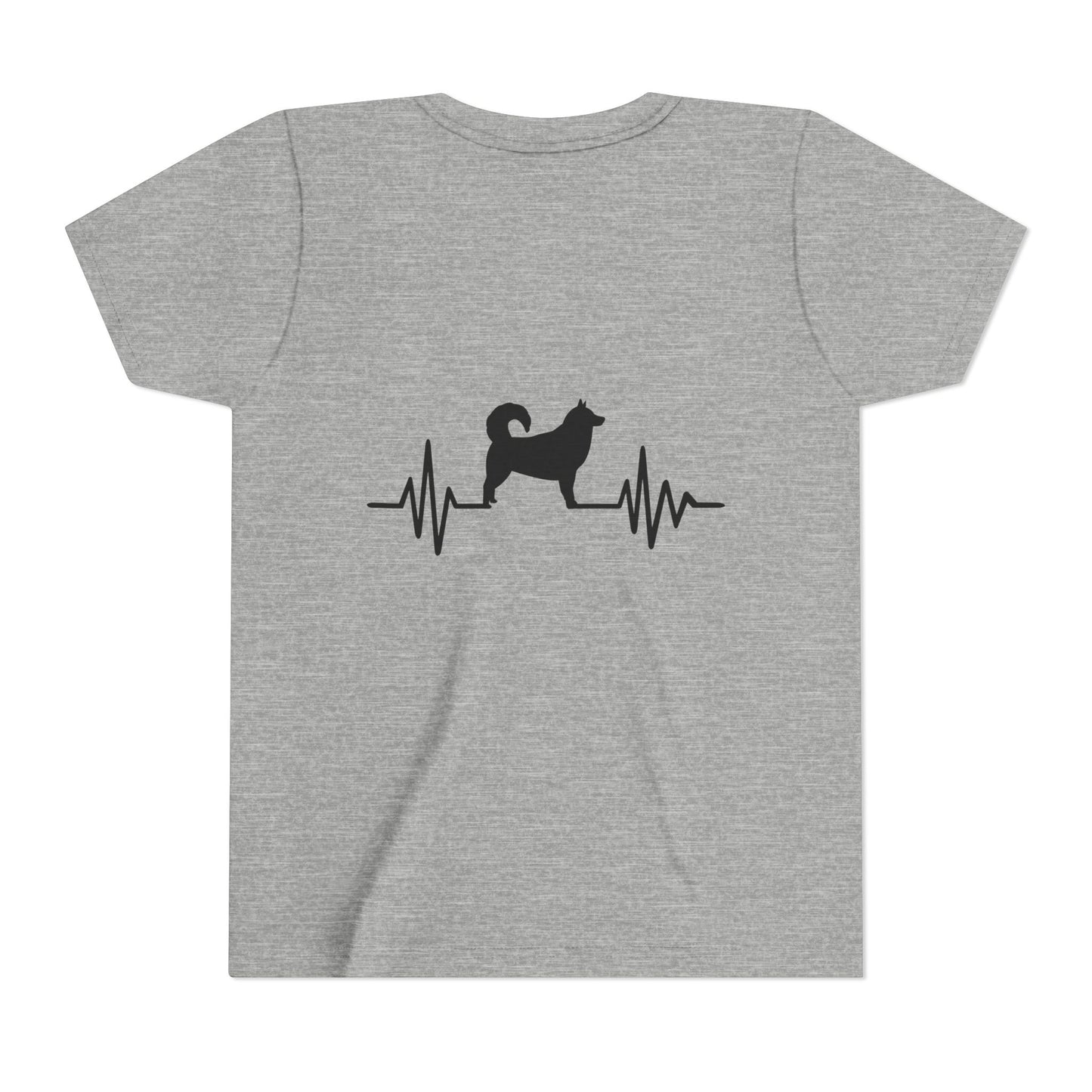 My Heart Beats For Malamutes Youth Unisex Short Sleeve Crewneck Tee