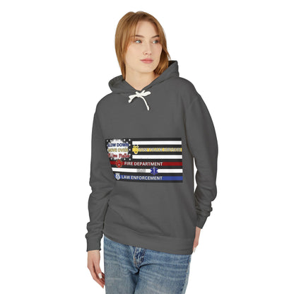 Slow Down Move Over Flag Unisex Lightweight Hoodie