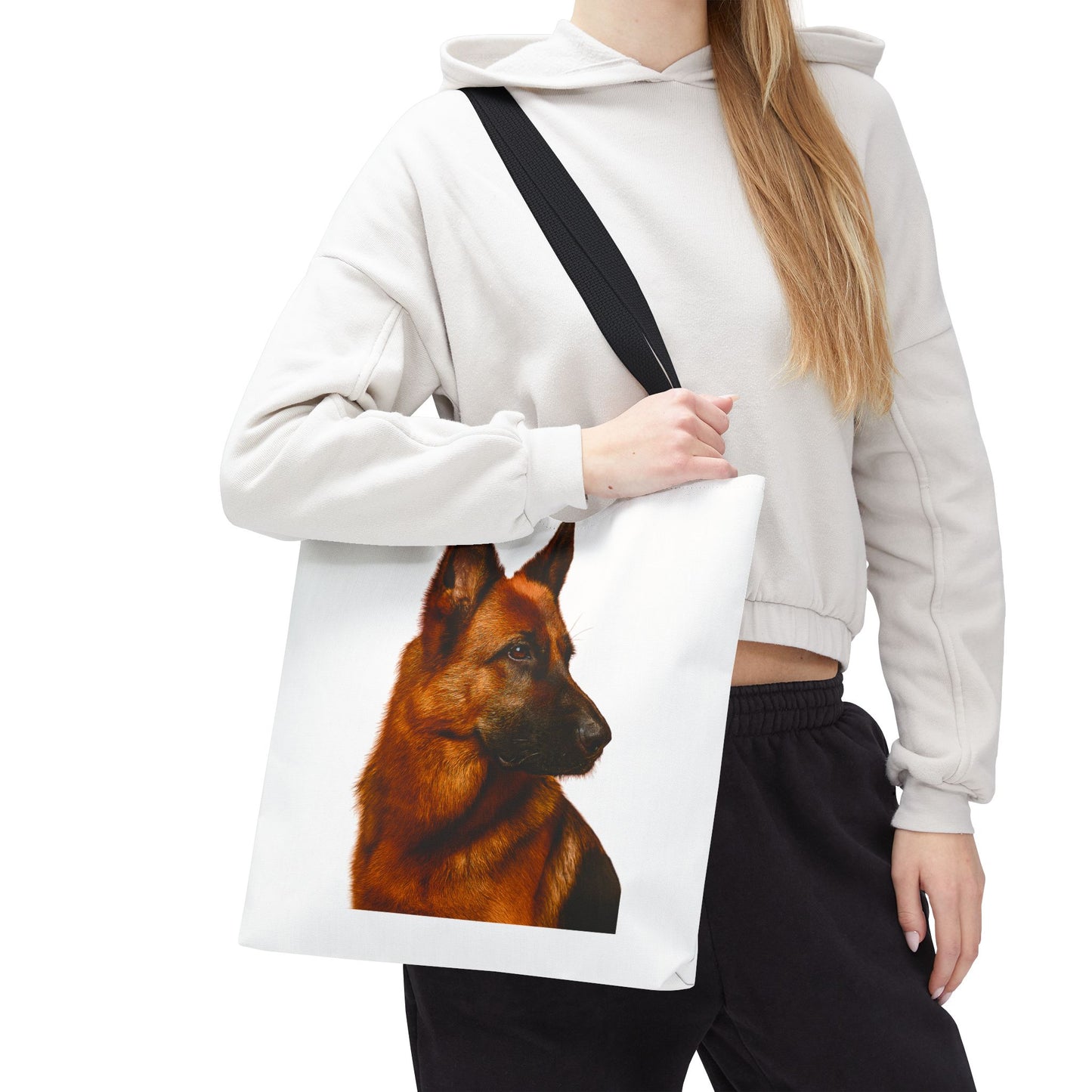 German Shepherd Head Tote Bag