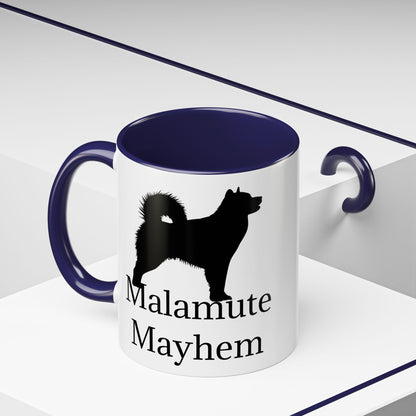 Malamute Mayhem 2-Tone Coffee Mug