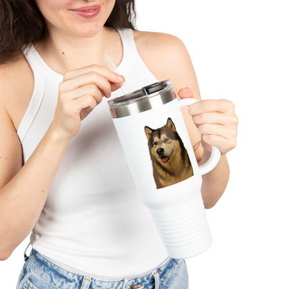 Malamute Head Insulated Travel Mug
