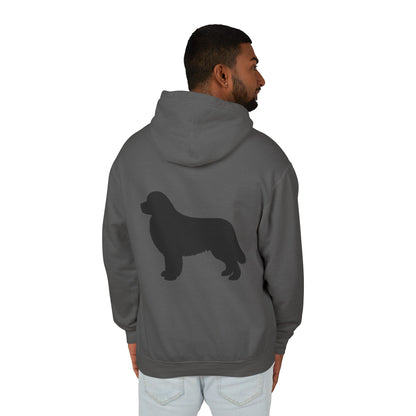 Newfie Silhouette Unisex Lightweight Hoodie