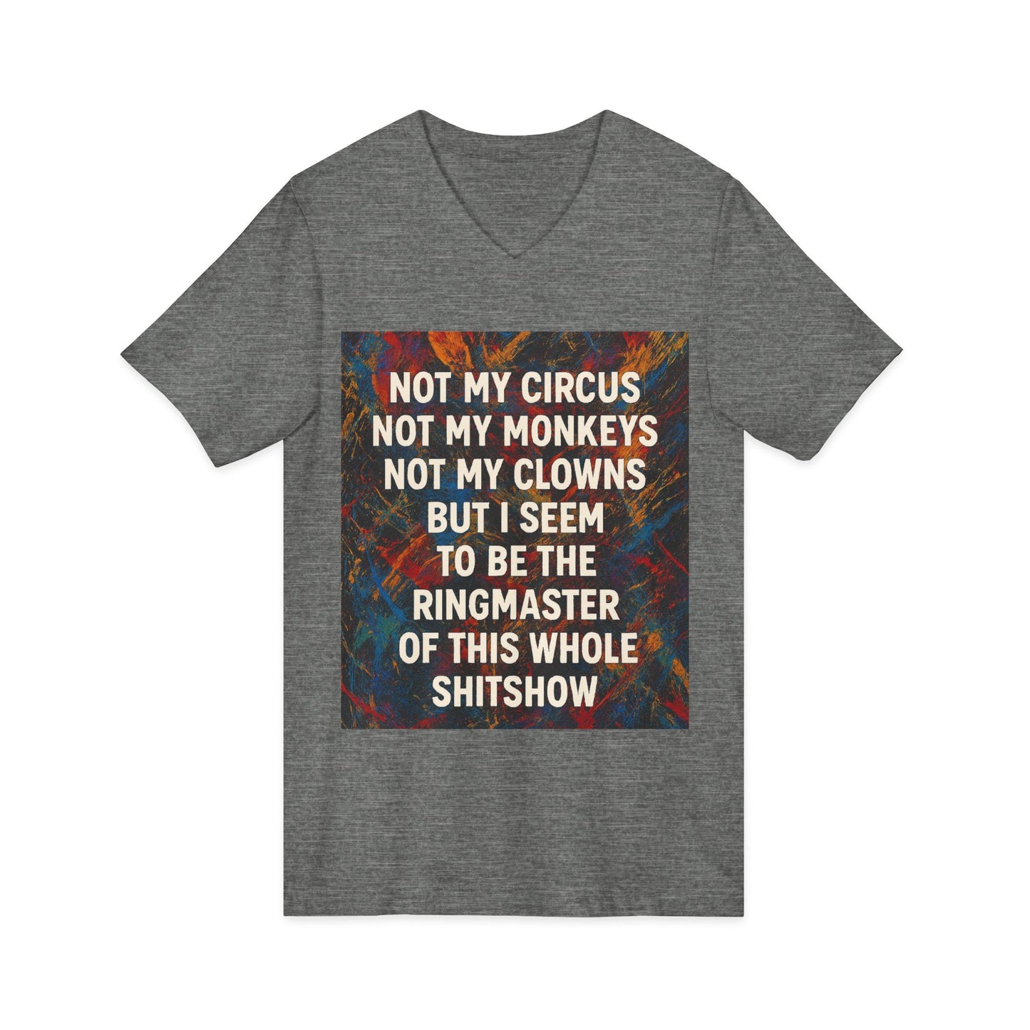 Ringmaster Unisex Short Sleeve V-Neck Tee