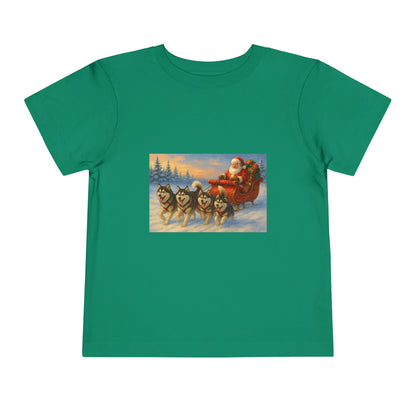 Dashing Through The Snow Toddler Unisex Short Sleeve Crewneck Tee
