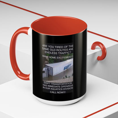 Swift Aquatics 2-Tone Coffee Mug