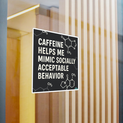 Socially Acceptable Vinyl Decal