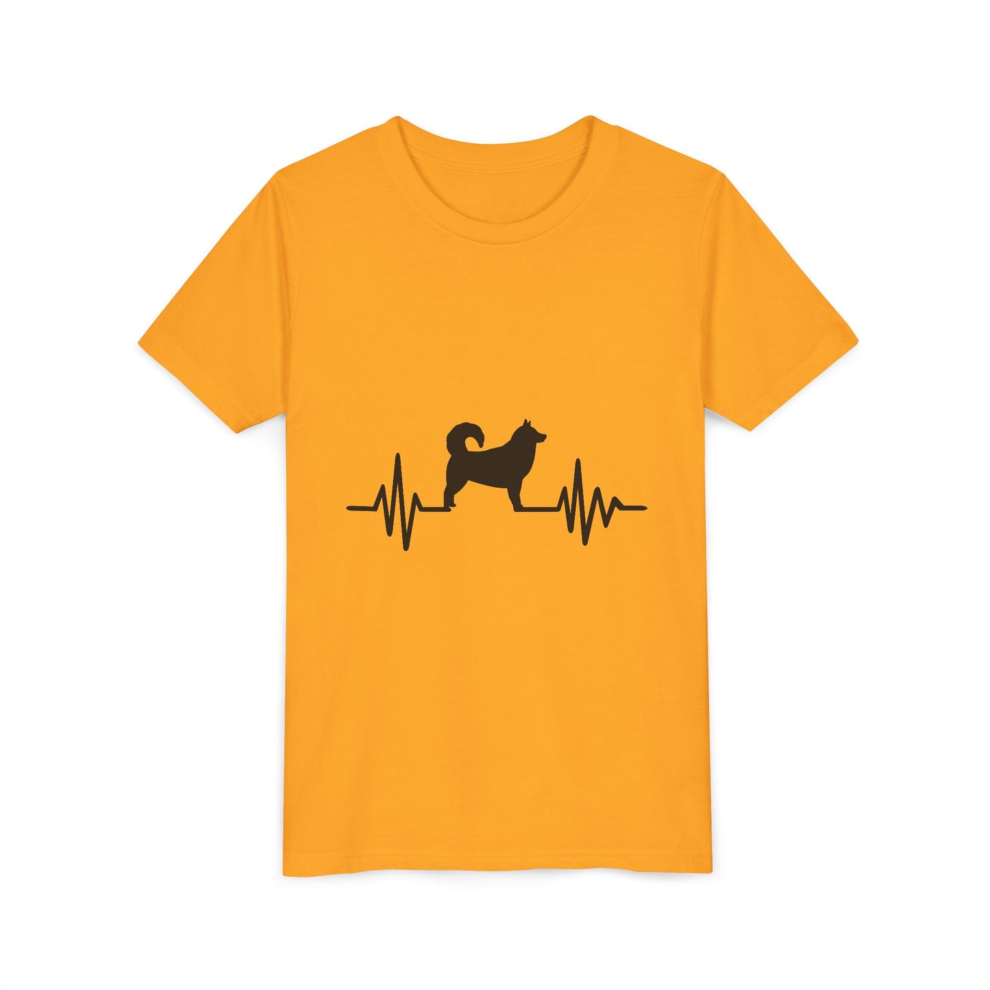 My Heart Beats For Malamutes Youth Unisex Short Sleeve Crewneck Tee