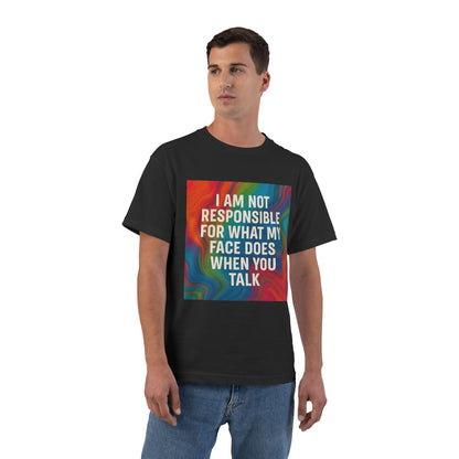 When You Talk Men's Short-Sleeve Crewneck Tee