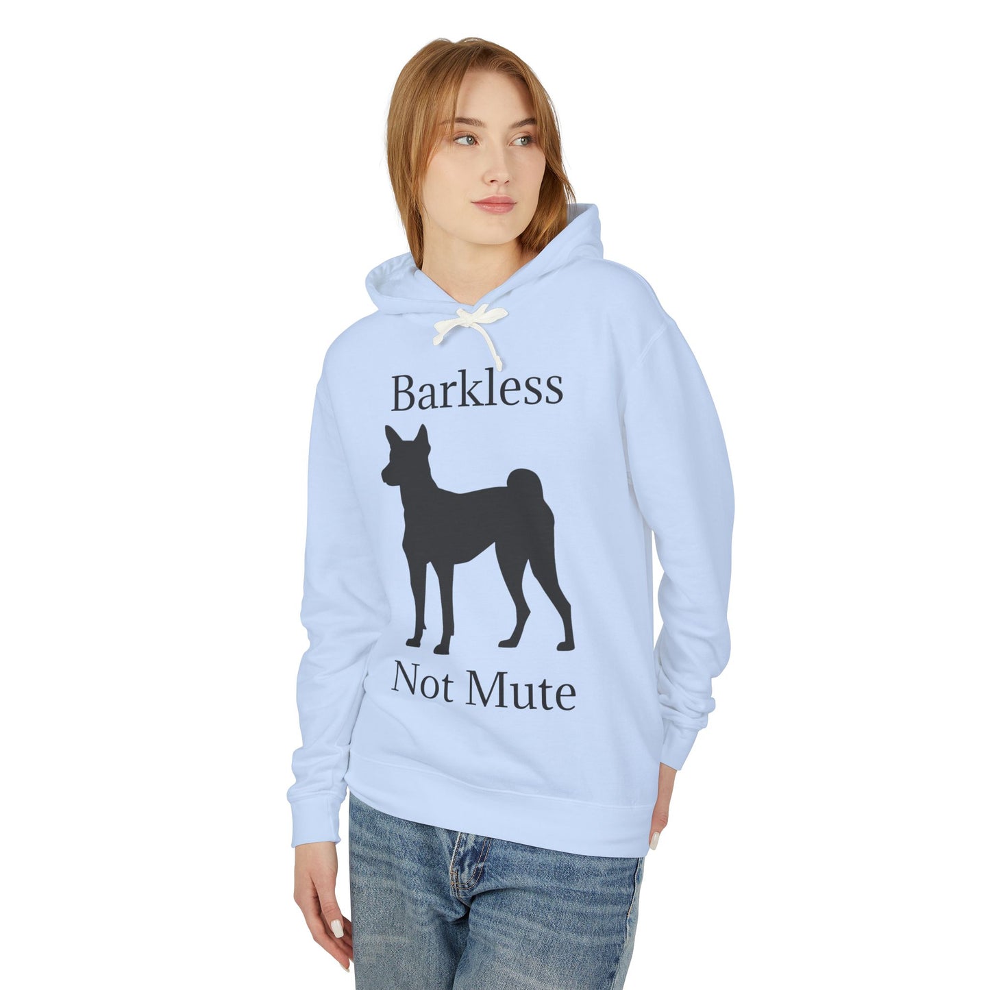 Barkless Not Mute Unisex Lightweight Hoodie