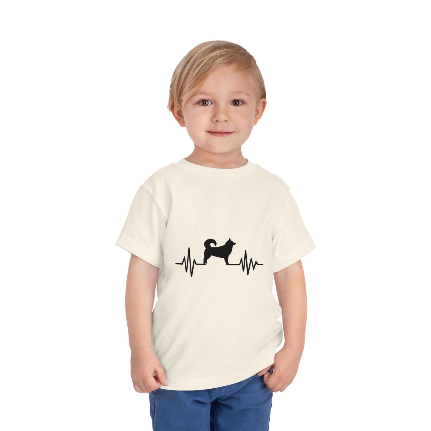 My Heart Beats For Malamutes Toddler Unisex Short Sleeve Crewneck Tee