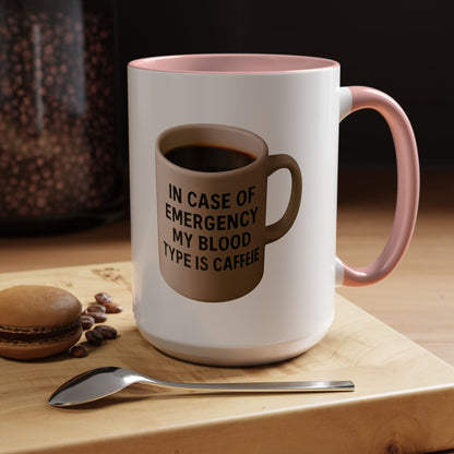 Blood Type 2-Tone Coffee Mug