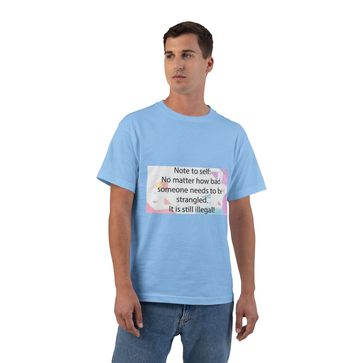 Note To Self Men's Short-Sleeve Crewneck Tee
