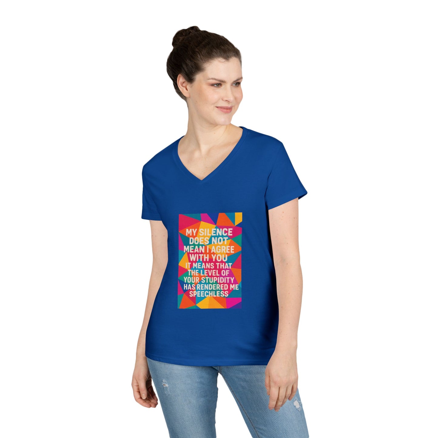 Speechless Women's V-Neck T-Shirt