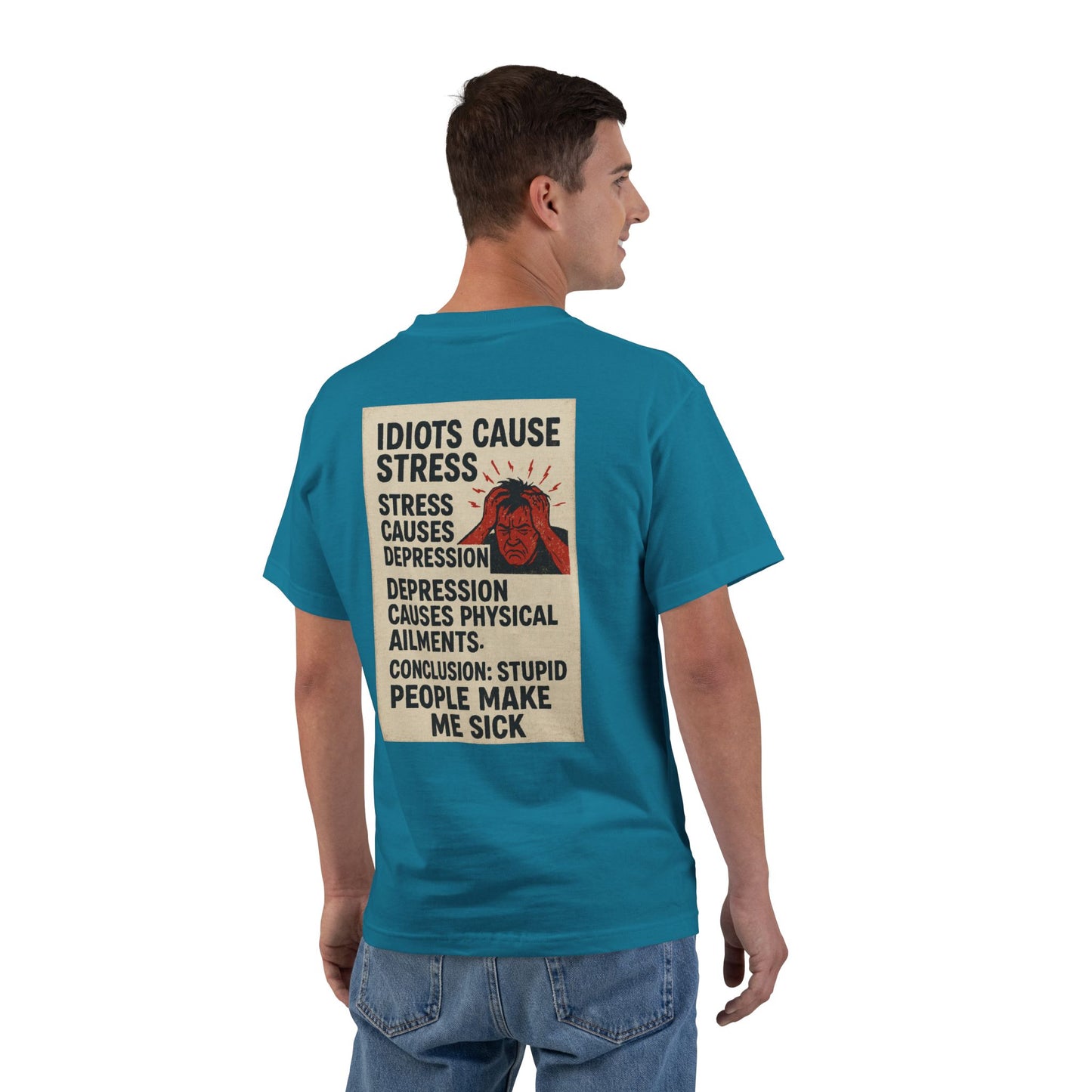 Stupid People Men's Short-Sleeve Crewneck Tee