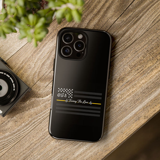 Thin Yellow Line iPhone Case