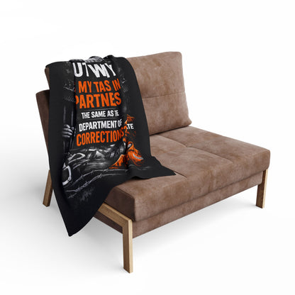 Department Of Corrections Arctic Fleece Blanket