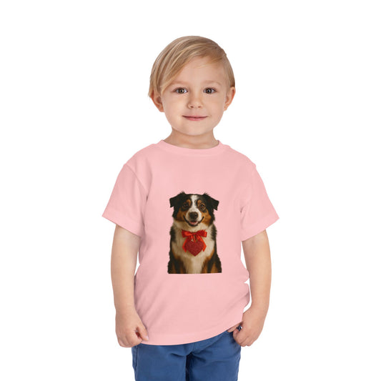 Cupid's Companion Aussie Toddler Unisex Short Sleeve Crewneck Tee