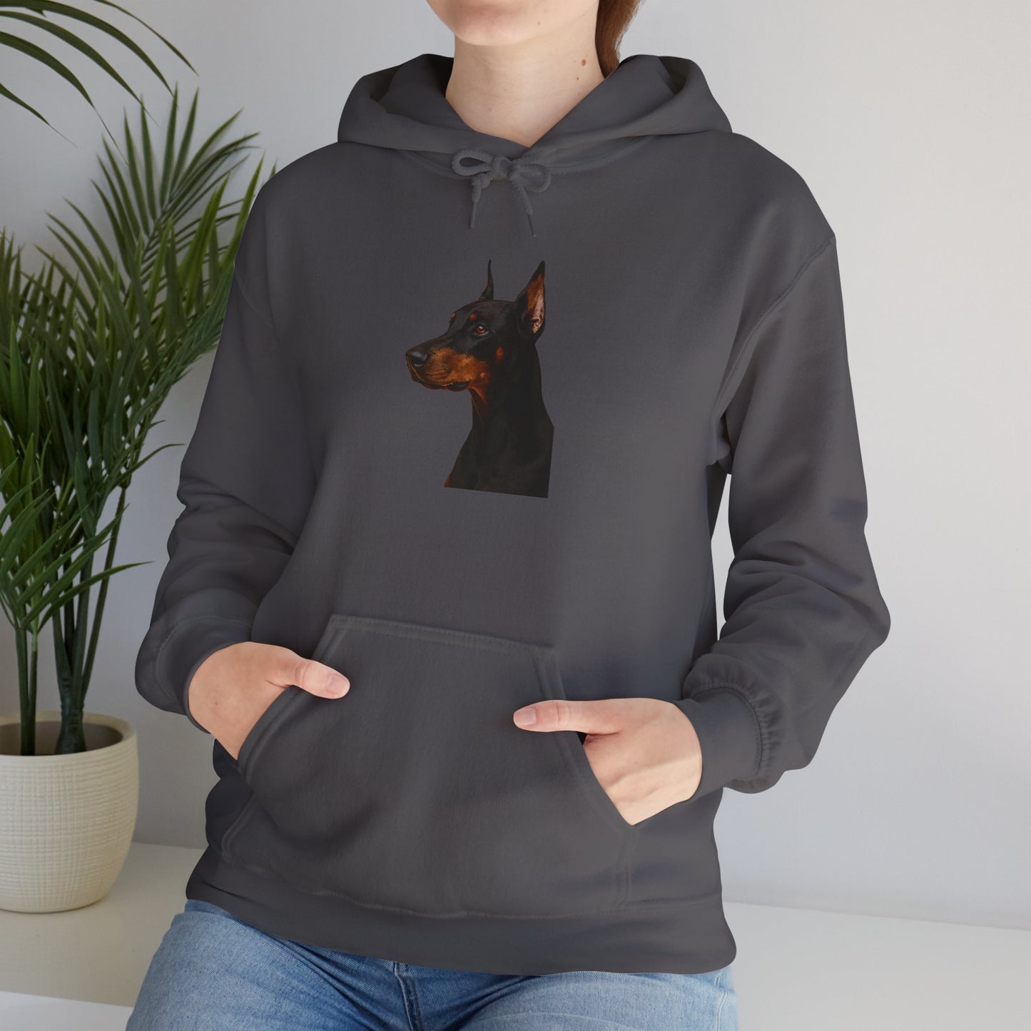 Doberman Head Unisex Hoodie