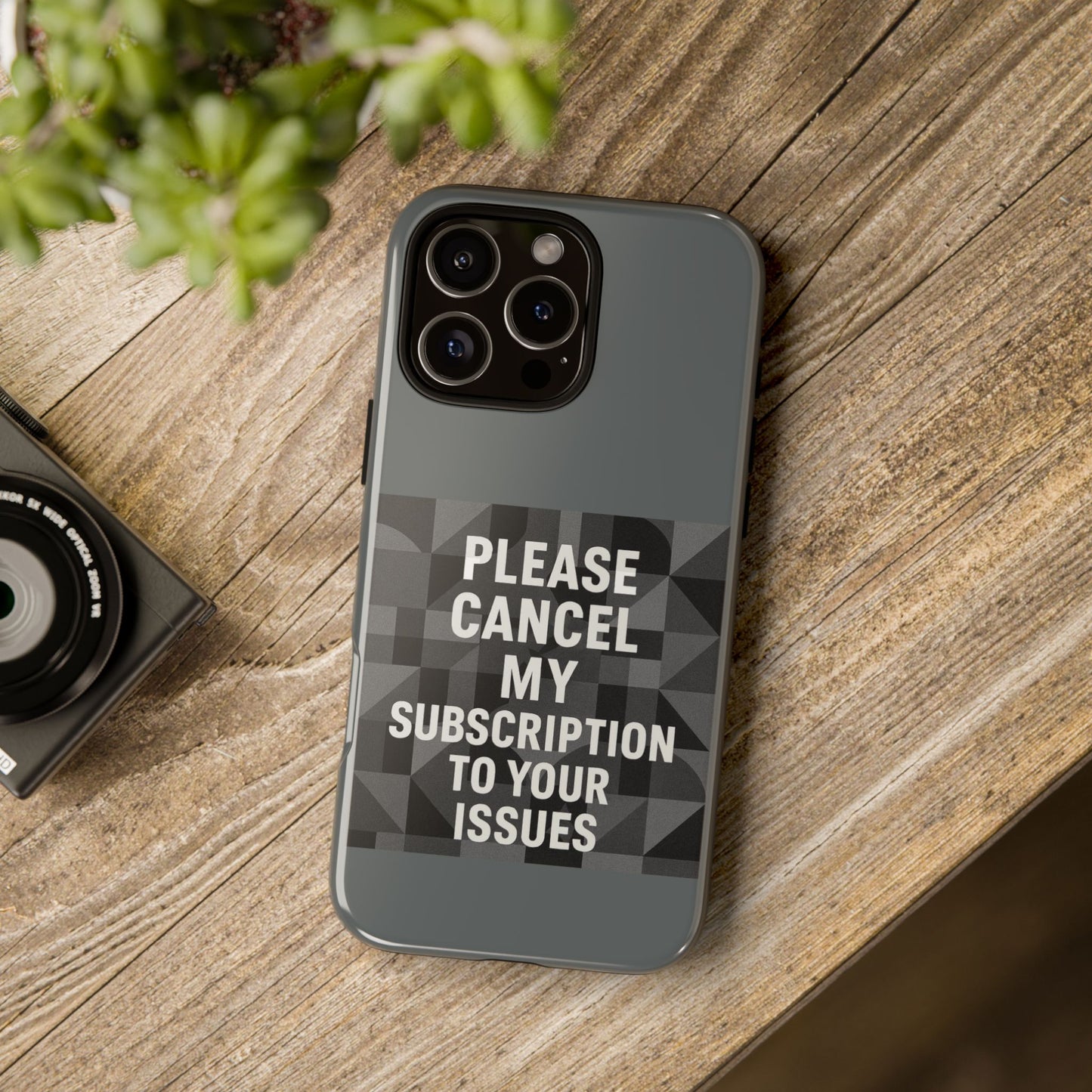 Cancel My Subscription iPhone Case
