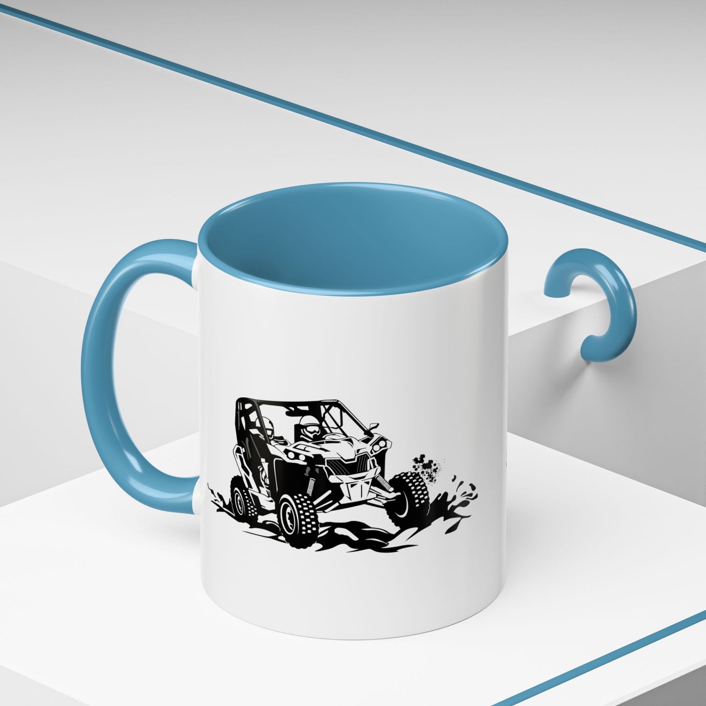 Slingin' Mud Side By Side 2-Tone Coffee Mug