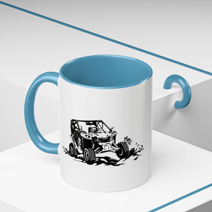Slingin' Mud Side By Side 2-Tone Coffee Mug
