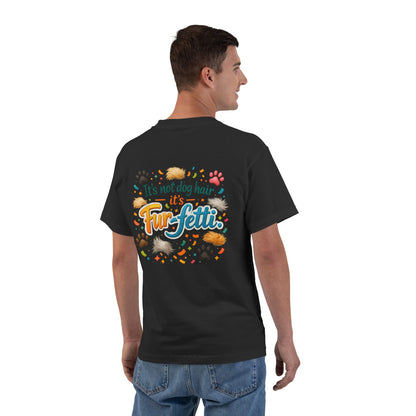 Fur-Fetti Dog Men's Short-Sleeve Crewneck Tee