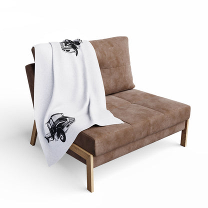 Flatbed Tow Truck Arctic Fleece Blanket