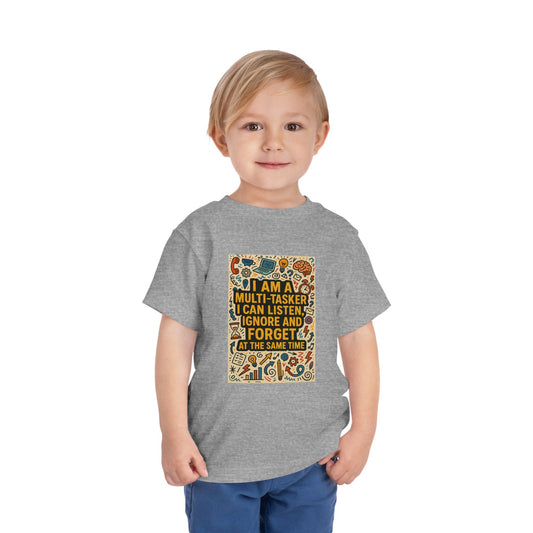 Multi-Tasker Toddler Unisex Short Sleeve Crewneck Tee