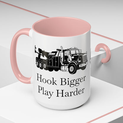 Hook Bigger 2-Tone Coffee Mug