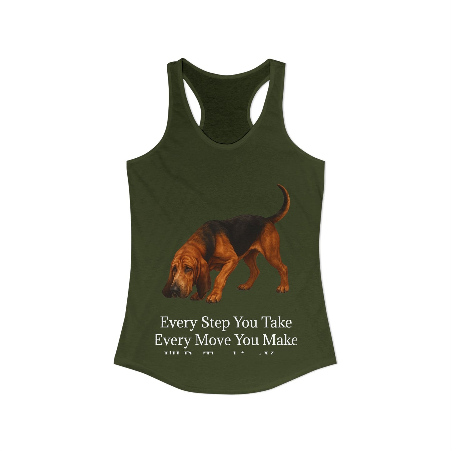 Tracking You Women's Racerback Tank