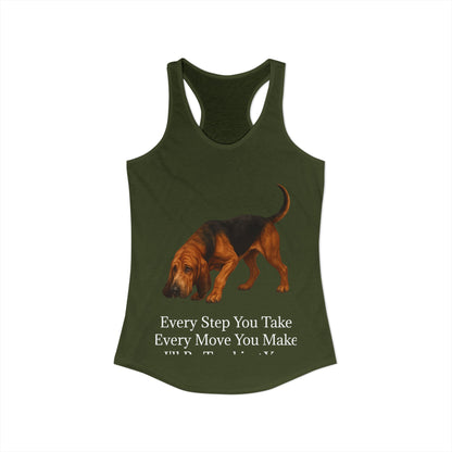 Tracking You Women's Racerback Tank