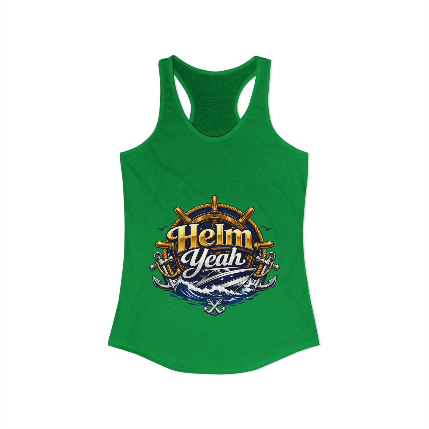 Helm Yeah Women's Racerback Tank