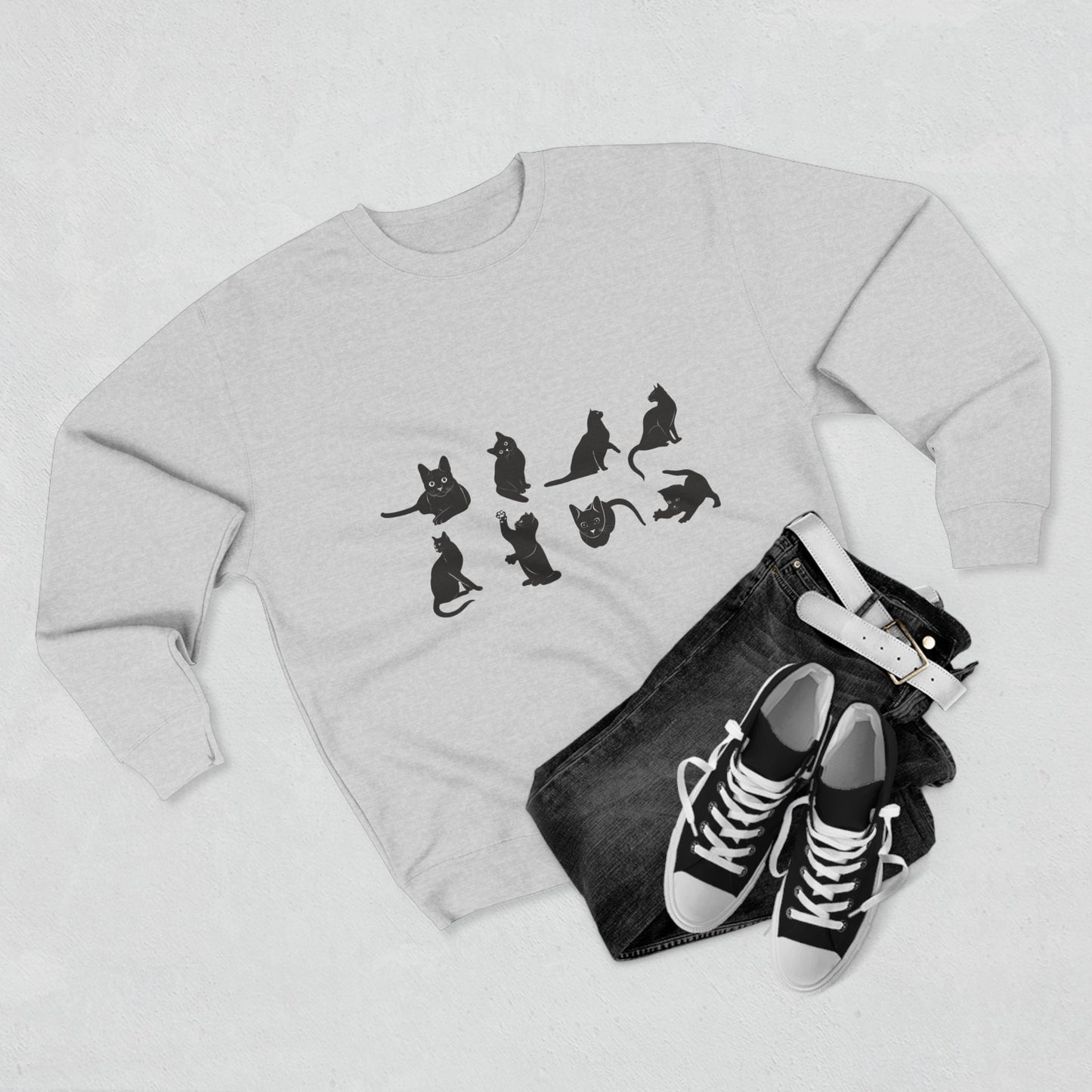 Cats Unisex Crewneck Sweatshirt