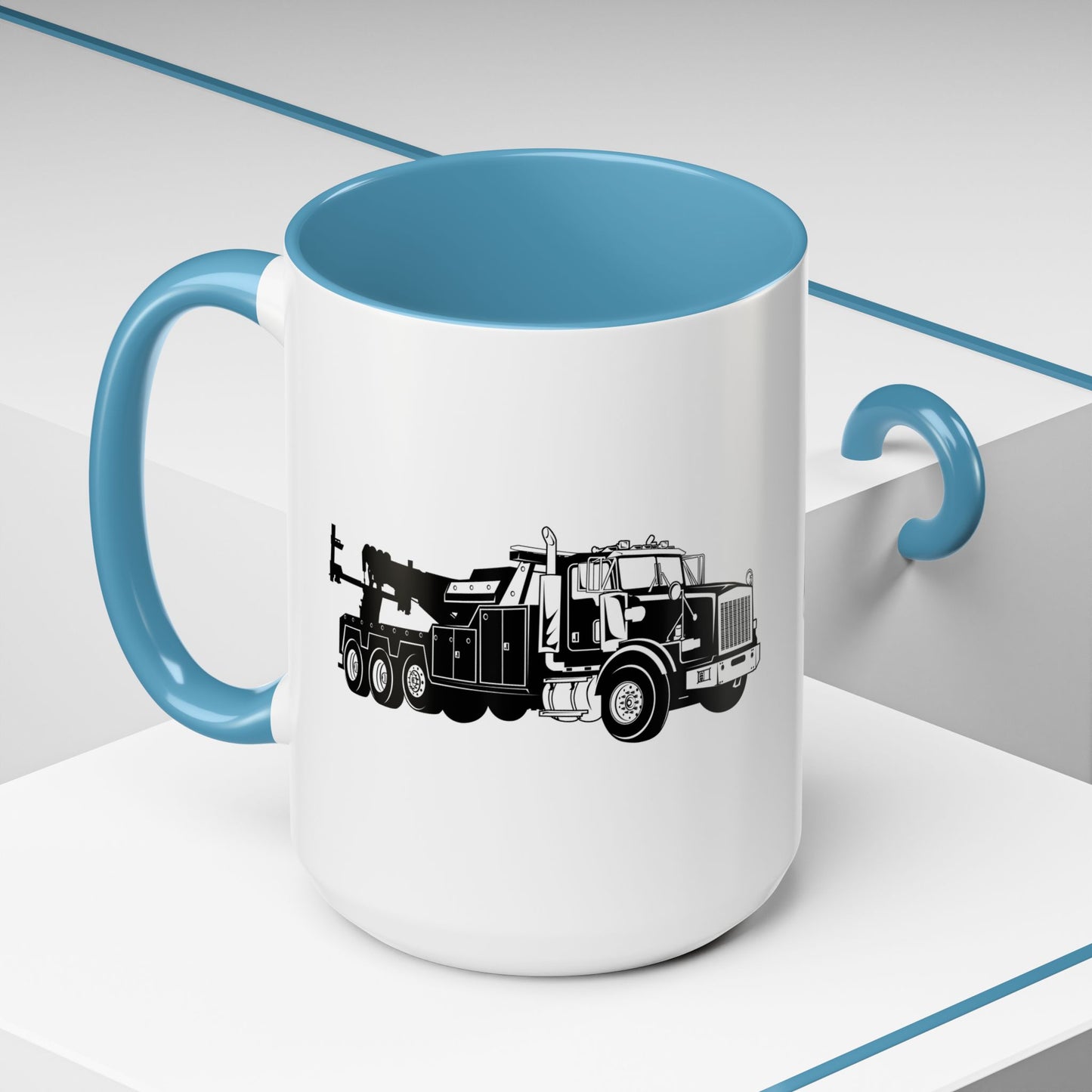 Heavy Tow Truck 2-Tone Coffee Mug