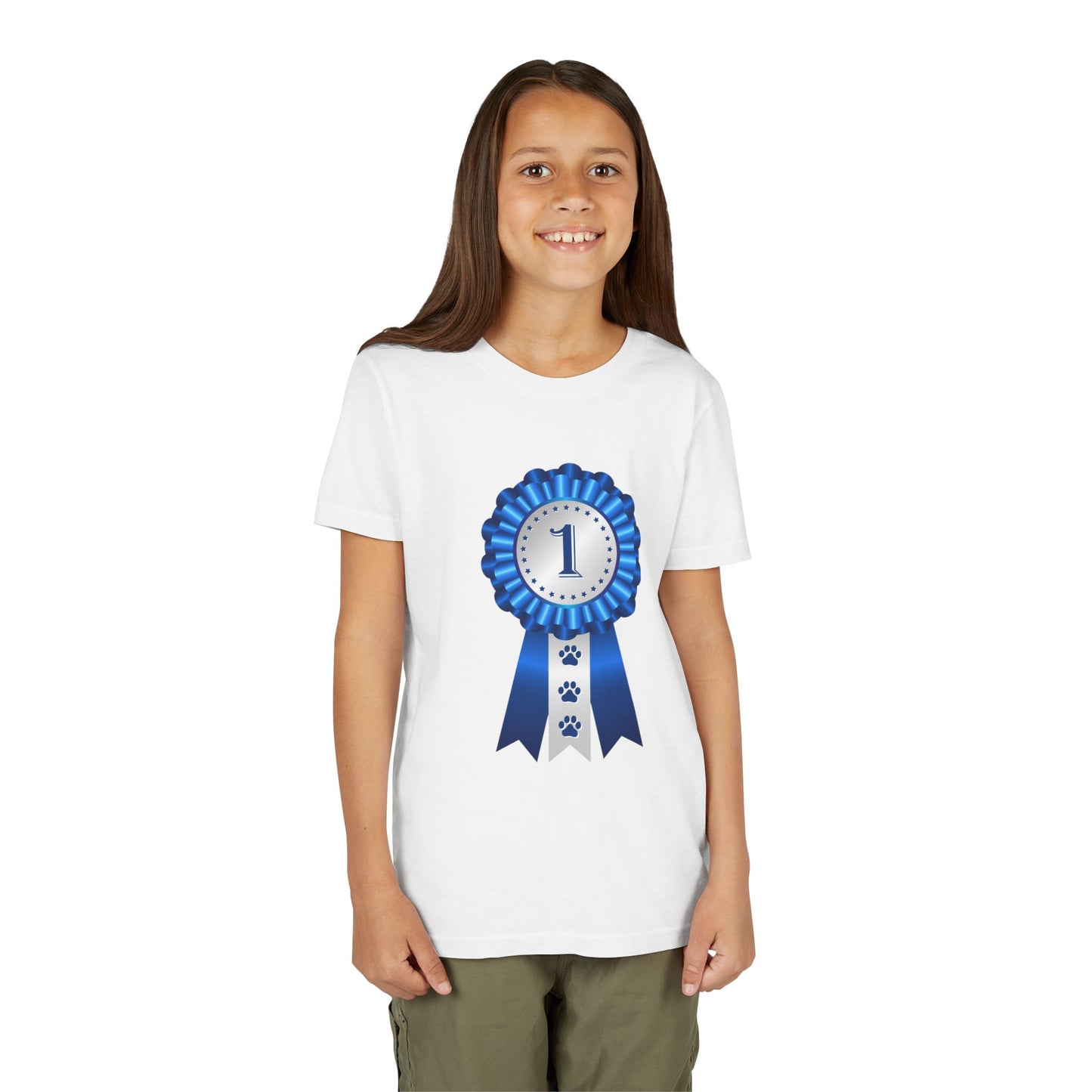 Show Ribbon Youth Unisex Short Sleeve Crewneck Tee