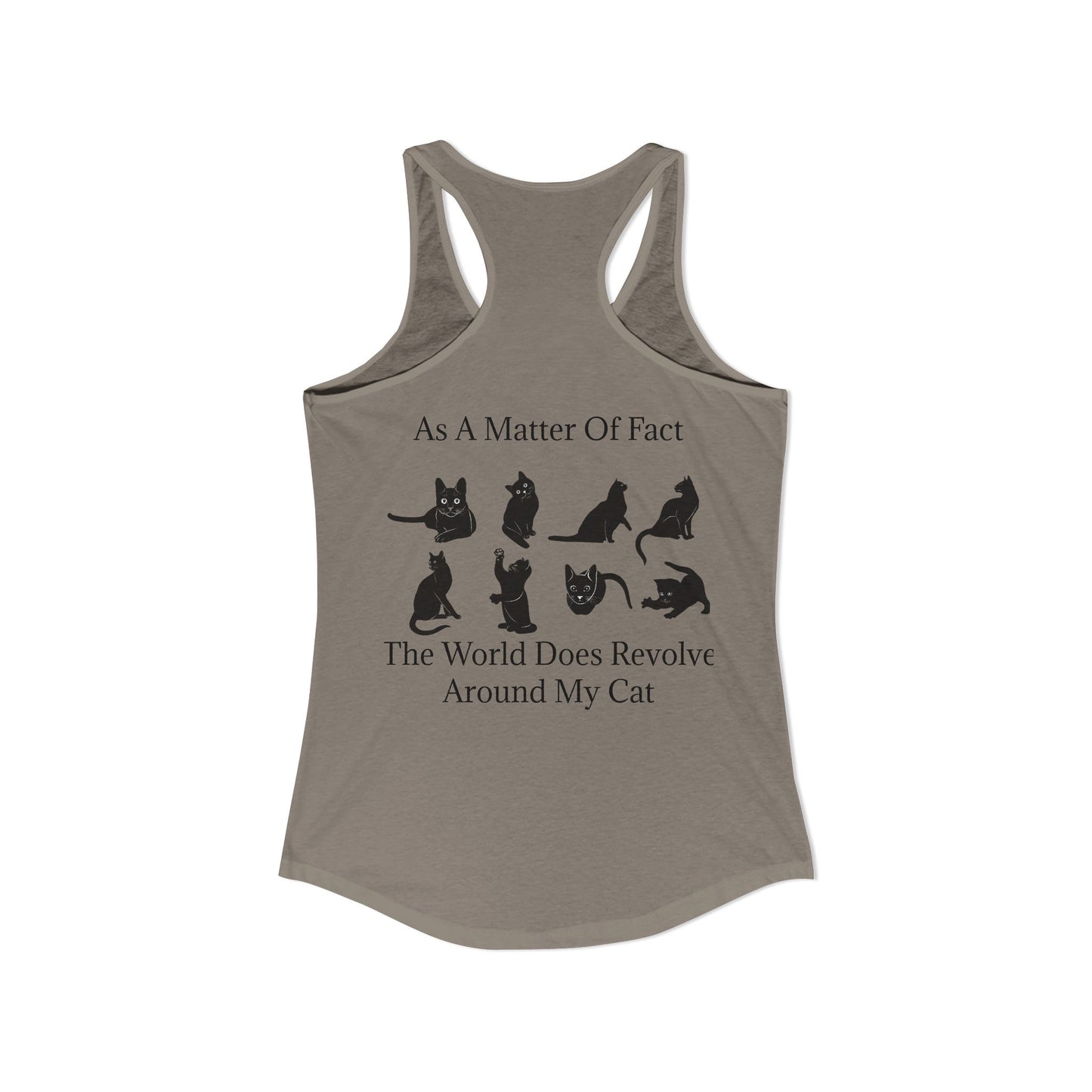 Matter Of Fact Cat Women's Racerback Tank