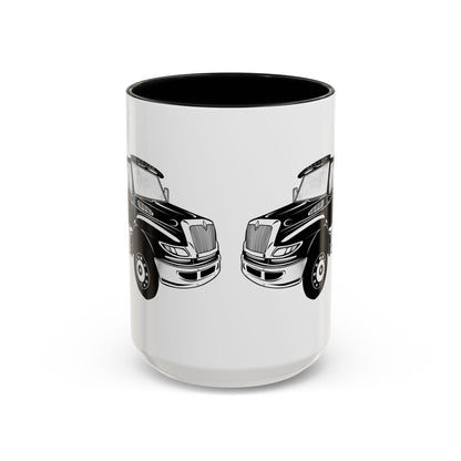 Flatbed Tow Truck 2-Tone Coffee Mug