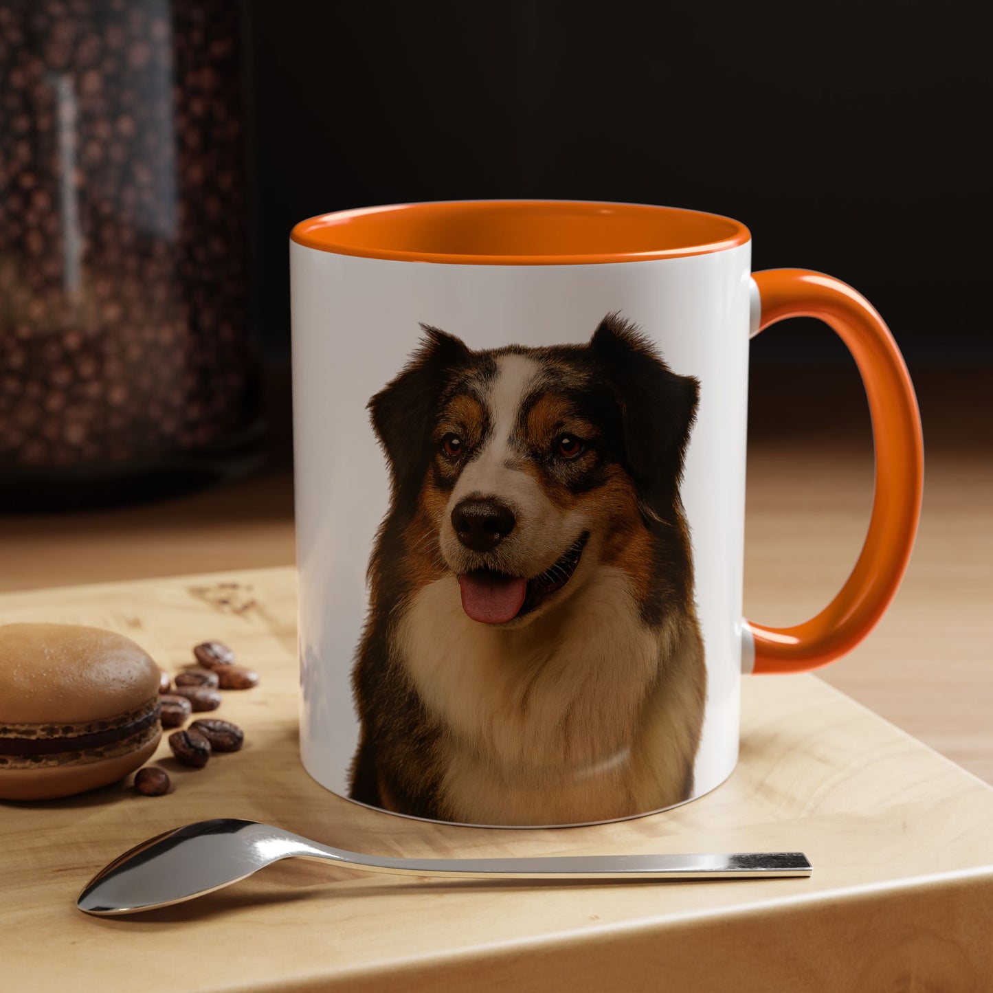 Aussie Head 2-Tone Coffee Mug