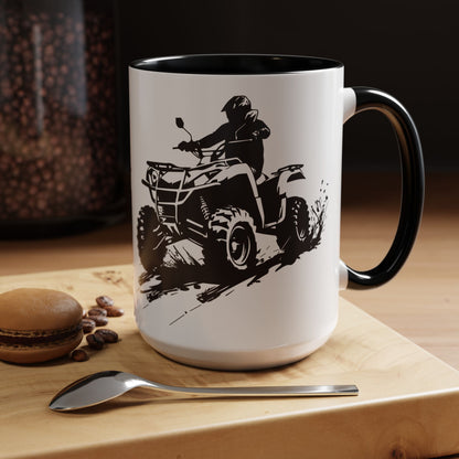 Slingin' Mud Quad 2-Tone Coffee Mug