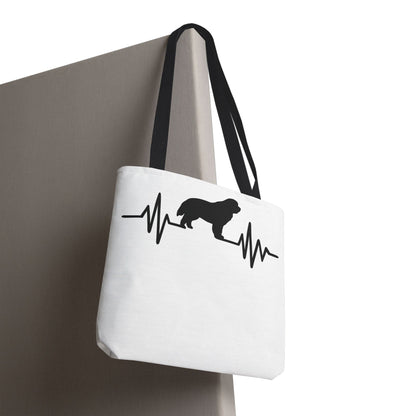 My Heart Beats For Newfies Tote Bag