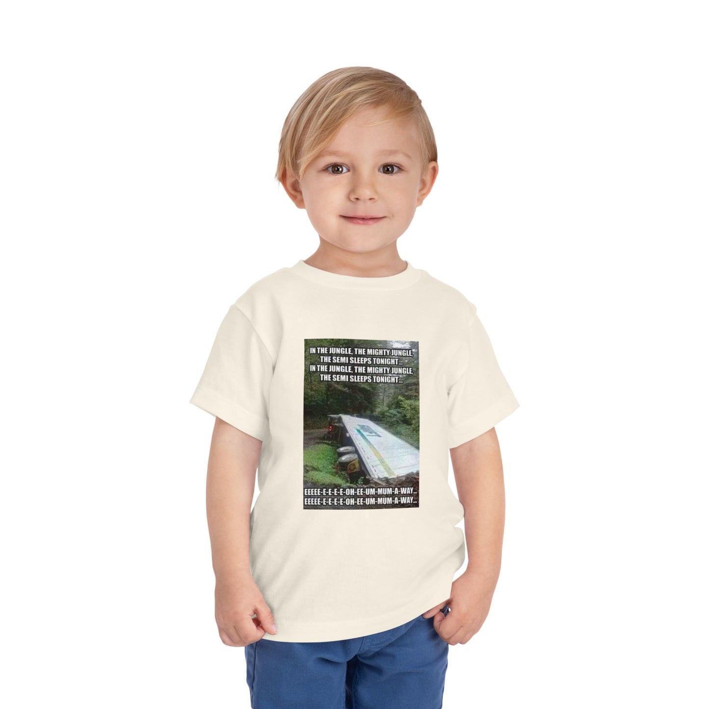 Semi Sleeps Toddler Unisex Short Sleeve Crewneck Tee