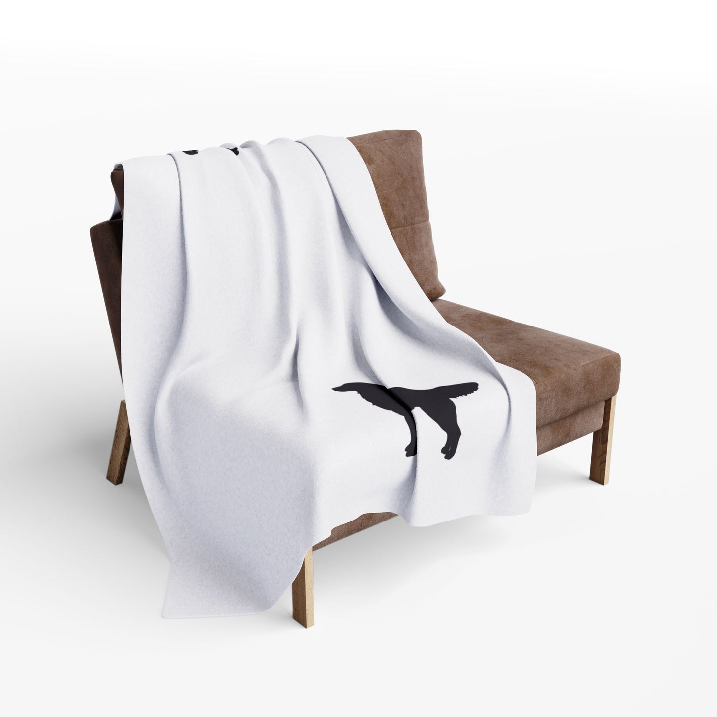 Golden Silhouette Arctic Fleece Blanket