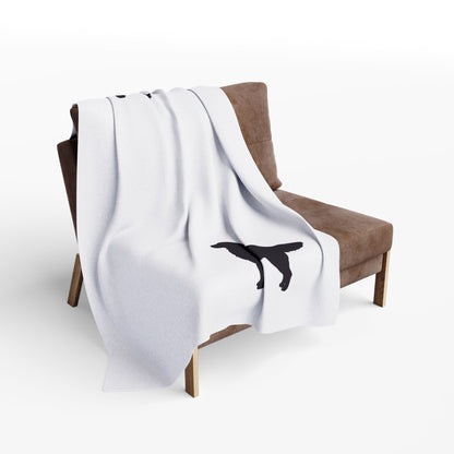 Golden Silhouette Arctic Fleece Blanket