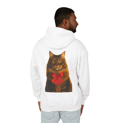 Cupid's Companion Cat Unisex Lightweight Hoodie