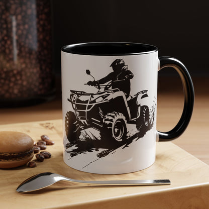 Slingin' Mud Quad 2-Tone Coffee Mug