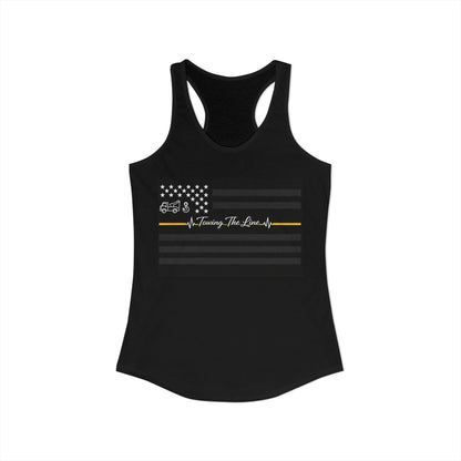 Thin Yellow Line Women's Racerback Tank