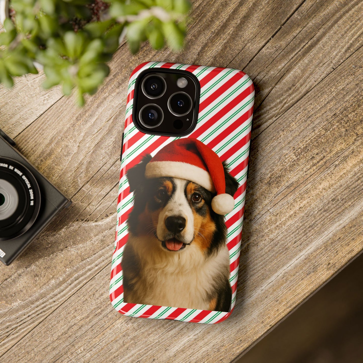 Santa Paws Aussie iPhone Case